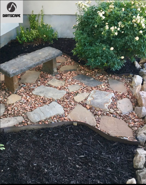 Decorative paver patio installation with stone patterns in Snellville, GA