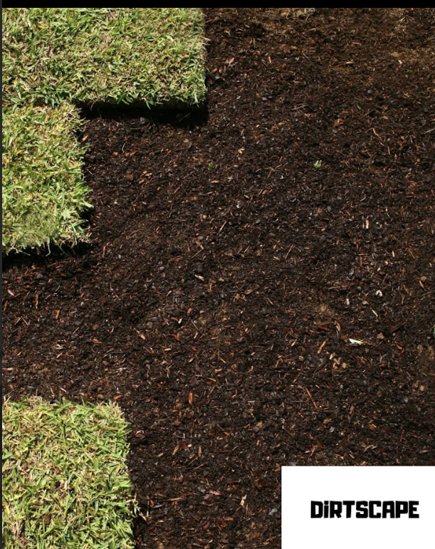 Fresh mulch installation in garden beds and landscaping in Conyers, GA